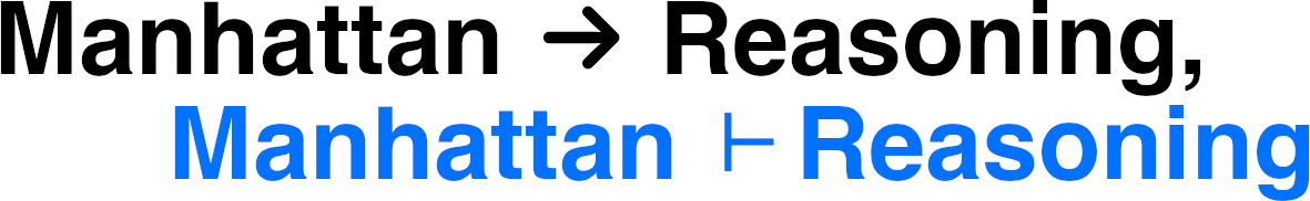 Manhattan Reasoning